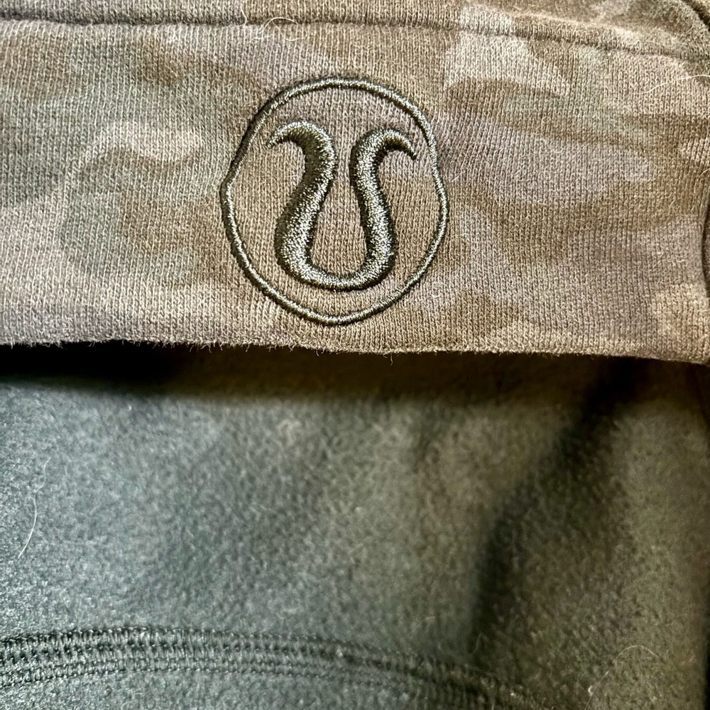 Heavy black camo Lululemon Jacket